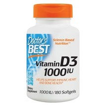 닥터스베스트 비타민 D3 1000 IU 소프트젤, 180개입, 4개