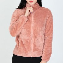 여성 포근한 겨울철 후리스 자켓