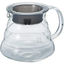 하리오 V60 레인지 커피서버 핸드드립 유리포트 XGS-60TB, 단품개, 600ml