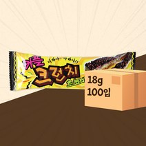 커플크런치 18g 100입 대용량 박스 도매 벌크군것질 추억의 불량식품 문방구 옛날 과자 탕비실 직장인 사무실 간식 초코과자