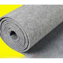 부직포매트 바닥 업소용 당구장 업소용 방음재 카페트, 2mm 그레이 소프트 폭 1미터x길이 10미터