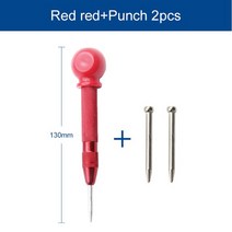 자동 센터 펀치 커너 금속 도구 목공 로드 마커 나무 끌 목수, [14] Red red Punch 2pcs