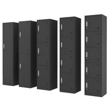 올템블리 군대관물대 철제 수납장 락카장 관물함 목욕탕, 싱글 2도어(퓨어 화이트) 1.5mm