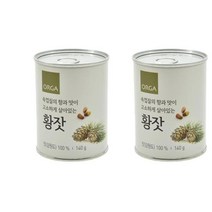 ORGA 간식 [기획]황잣(국산) (140gx2입) 명절 회사 탕비실 캠핑 아이들 선물, 1개