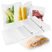 진공포장지 업소용 진공팩 진공 랩 비닐 음식압축 종합 100매, 진공팩(25x35x100매)1개