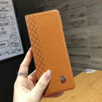 ZZJJC 삼성 폴드2 케이스 진피 폴더블 w21 케이스 zfo 풀백ld2 플랩 커버 낙상방지