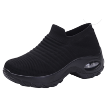 도오빠 여성 운동화 삭스 니트 스니커즈 가을 키높이 5CM 에어 신발 260까지 빅사이즈 여자운동화