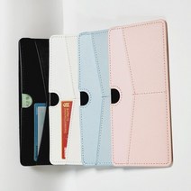 사피아노 오픈형 슬림 경량 라운딩 지갑 골프 캐디피 내기지갑, 검정색