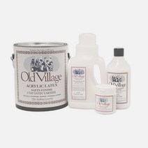 올드빌리지 퀵건조 바니쉬 ( 수성 / 무광 투명 ), 946ml