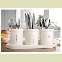 4PC Utensil Cutlery Caddy Holder Crocks, 1