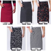 조리모자 주방모자 위생모자 요리사 쉐프두건 [당일출고/국내발송], 쉐프앞치마E타입, 1개