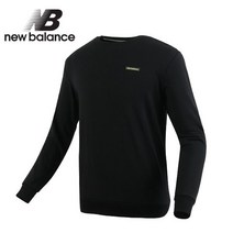 뉴발란스 UNI 와펜로고 맨투맨 NBNCBB1013_BK (8063551)