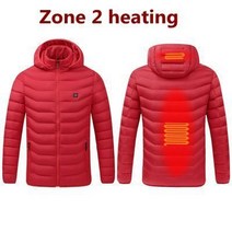 발열자켓 전기 난방 가열 조끼 남자 9 zone 발열 usb winter outdoor heating coat