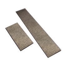 알루미늄체크판 판재 철판 순수 니켈 플레이트 전극 희생 양극 시트, 2.08x25x150mm 1pc