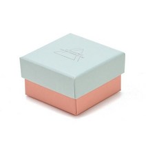 자전거 블랙박스 후방 블박 헬멧 바이크 작은 시계용 판지 보석 상자 반지 목걸이 선물 포장 블랙 스폰지 매트 디스플레이 30 개 170659, 5.3x5.3x3.2cm