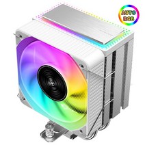 JIUSHARK JF100RS Crystal Auto RGB 화이트 CPU공랭쿨러 프리오텍, 1개, 선택하세요