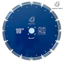 신한 습식 코아 카플링 헤드 다이아몬드 날 석재 콘크리트 배관 천공 작업 10인치 250mm, 1개