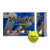 볼빅 골프공 프리미엄 블루90 화이트/컬러볼 12구(쇼핑백포함) + 마스크 10입 증정, 화이트