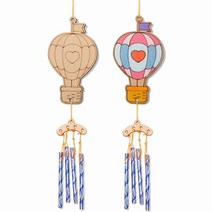 민화샵 드림캐쳐만들기 아이방꾸미기 벽면인테리어 자개모빌 감성소품, 열기구 UDPWD0267