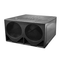 Skar Audio AR1X12V 싱글 30 5cm(12인치) 범용 핏 아머 코팅 포트 서브 우퍼 박스 커프 포함, Single 12