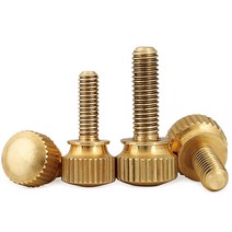 M10 널링 볼트 하이 헤드 더블 레이어 황동 전산 나사 압력 원형 손잡이 핸드 핸디 체결, M10 (1Pcs), 20mm, 1개