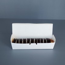 샤인팩 일회용 종이도시락 트레이 햄버거 김밥 떡 포장 용기 무지 김밥 긴한줄(800개)