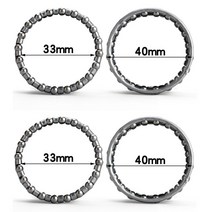 4X Bicycle Bike Headset Balls 32-40mm Steel Caged Bearing Race Cycling Set Parts Accessories
