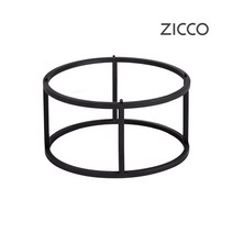 ZICCO 지코 멜라민 브라운 우드 느낌 플레이팅 트레이 스탠드 초밥 스시 홈 카페 베이커리 진열 치즈보드 식기, 1개, 16)높은 원형 스탠드 소형 2호