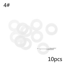 10pcs 벨로우즈 파이프 씰 링 호스 와셔 수 실리콘 개스킷 1/2 