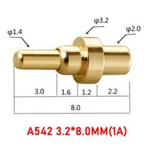 YUXI 1PCS 높은 현재 봄로드 포고 핀 남성 여성 커넥터 전원 무거운 배터리 POGOPIN 헤더 충전, 01 A542
