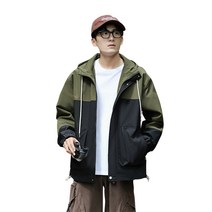 남성 야상 카고 등산복 봄가을 남녀 패션 캐주얼 바람막이 방수 캠핑 낚시 후드 트레이닝 점퍼 낚시복
