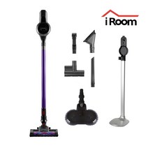 차이슨 아이룸 AST-009PLUS 무선청소기 + 거치대 + 침구브러쉬 + 물걸레키트, 퍼플 색상, 1