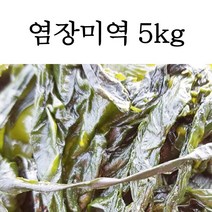 전남 완도 직송 염장 햇 미역줄기 염장미역 미역 2.5kg, 1개, 염장 미역줄기 5kg