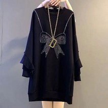 날씬해보이는 겨울원피스 빅사이즈 귀여운 미니원피스