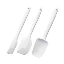 타이거크라운 화이트 실리콘 주걱 3type 케이크랜드 스텐 심지 알뜰 주걱 화이트 소 대 오늘출발 키친툴 제과 요리스푼 스파츌라 spatula, 스파츌라 소, 1개