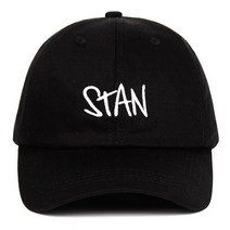 STAN 아빠 모자 에미넴 디도 100 코튼 레터 자수 야구 모자 스냅백 남녀공용 패션 야외 레저 모자