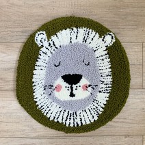 diy 펀치니들 러그 만들기 발매트 태교 집콕취미