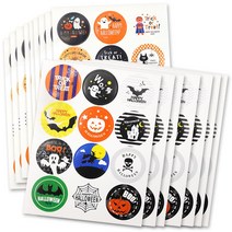 할로윈 포장 스티커 12매입 X 20세트, 240개입