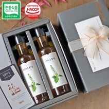 국산100% 저온압착 들기름 2병 선물세트 국내산 들깨 저온착유 효능 농부창고, 저온들기름180ml x2병 선물세트, 180ml