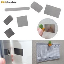 골든트리 부착식 자석부착용 사각 금속판 5개입 1세트 철판 자석붙임철판, 65x8mm, 5개