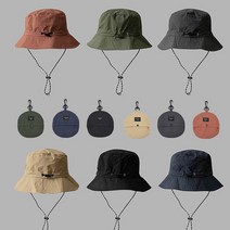 자외선차단 사파리모자 등산 백팩킹 봄나들이 남녀공용 아웃도어 벙거지 접이식모자 방수포켓, 상세페이지 참조6