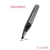 13 크기 타원형 모양 가죽 공예 펀치 DIY 구멍 메이커 치즐 도구 벨트 시계 밴드 펀칭 375ea07, 13 15x2mm