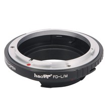 Haoge-캐논호환 FD 마운트 렌즈 용 어댑터 M240 M262 M3 M2 M1 M4 M5 CL M6 과 같은 라이카 호환 M 카메라, 한개옵션0