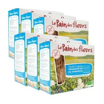 Le pain des fleurs 르 팡디 플라워 글루텐프리 노솔트 노슈가 사하장 메밀 구운 토스트 비스킷 150g 6팩