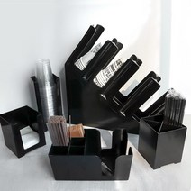 카페 테이크아웃 종이컵 거치대 디스펜서 시럽 홀더 컵꽂이, 1개, 4. 카페 빨대 디스펜서 대