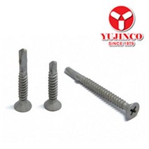 [유진] 나사 윙스크류 델타 백색 황색 외경4.2mm 4.8mm 5.5mm 1봉지, 8x38, 500개