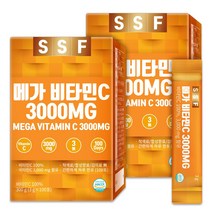 메가 비타민C 가루 3000MG 스틱 2박스 총 200포 수용성 비타민씨 분말 순수식품, 2박스/200포 메가비타민C