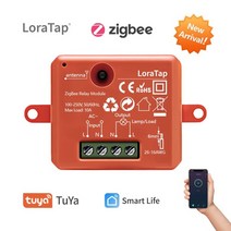 LoraTap 스마트 홈 Tuya ZigBee 3.0 게이트웨이 허브 브리지 무선 및 유선 스마트 라이프 앱 원격 제어 자동화 DIY, ZigBee 릴레이 모듈, 협력사