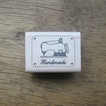 스탬프 하우스 [라벨]소잉머신핸드메이드(라인), 단품