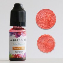 색상 액체 안료 에폭시 수지 색조 UV 착색제 염료 금형 쥬얼리 만들기위한, [06] 주황색